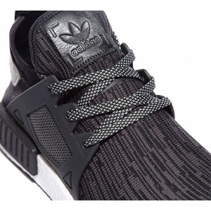 Adidas NMD XR1 Primeknit Trainer - Black / Metallic Silver